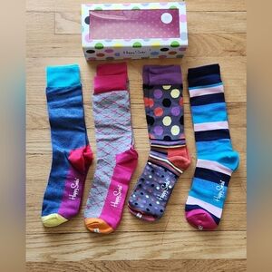 Happy Socks Four pack- Unisex 9-11